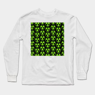 Radioactive Wall Green Pattern Long Sleeve T-Shirt